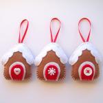 Trio of Gingerbread Houses